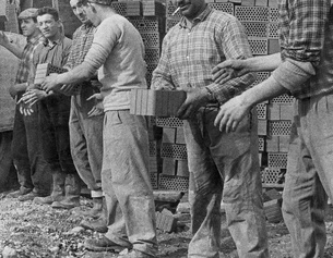 Gastarbeiter um 1960.