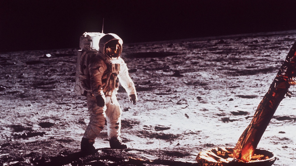 Edwin Aldrin auf dem Mond