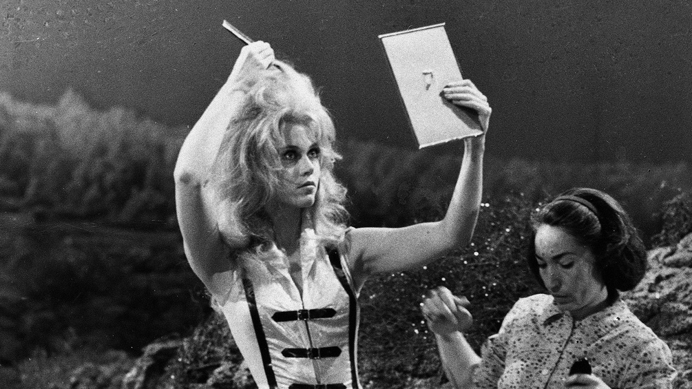 Jane Fonda als Barbarella im Studio