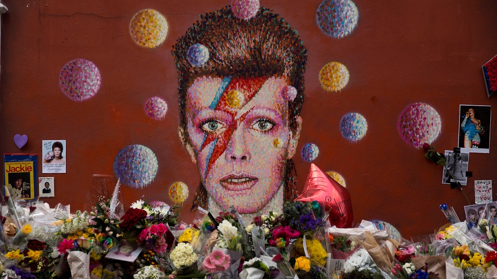 David Bowie Wandgemälde