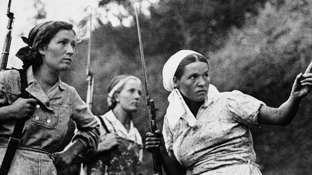 Bewaffnete russische Frauen, 1841