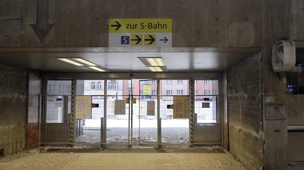 Wiener Südbahnhof vor dem Abriss