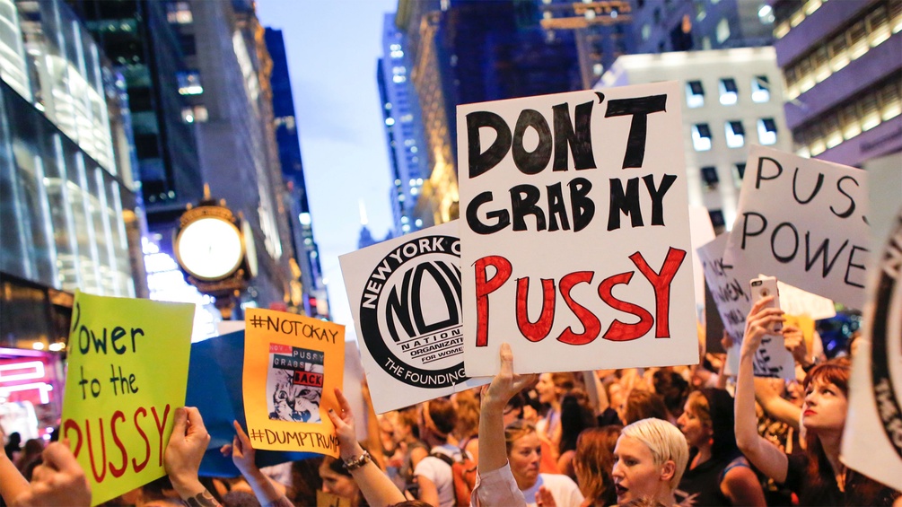 Frauenproteste gegen Trump
