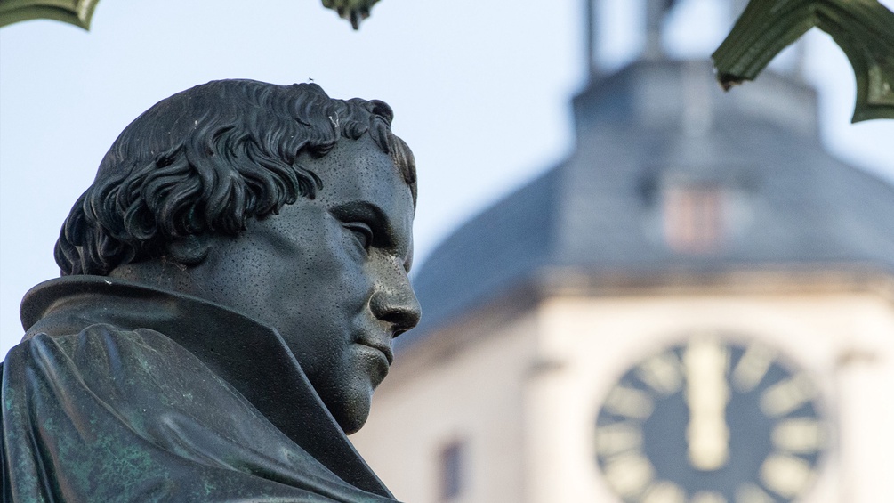 Das Denkmal des Reformators Martin Luther