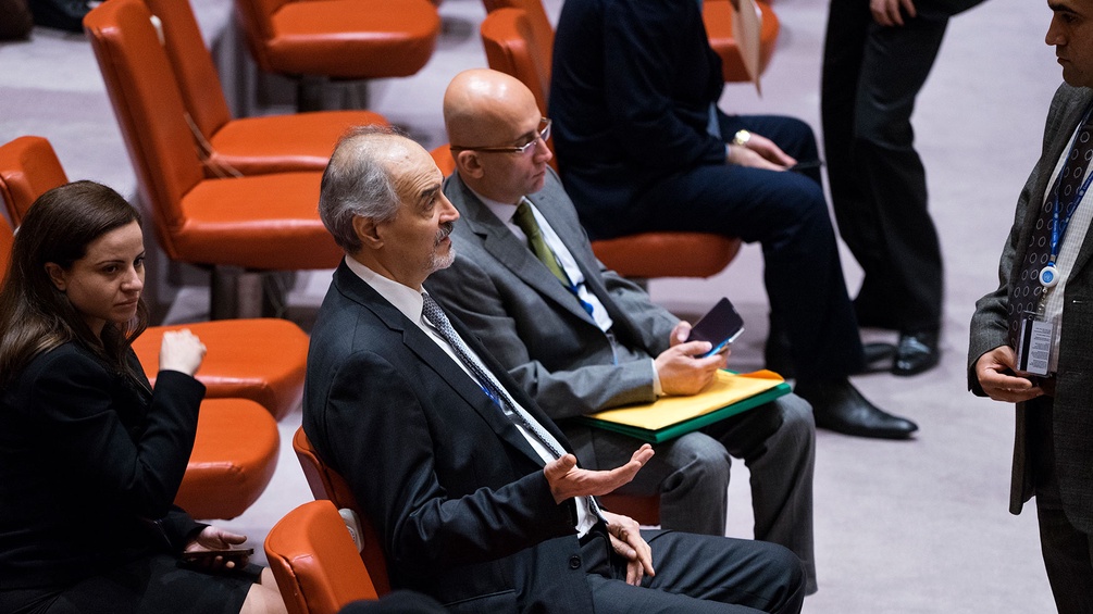 Bashar Jaafari bei der UN