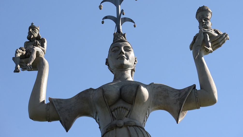 Die Statue Imperia in Konstanz 