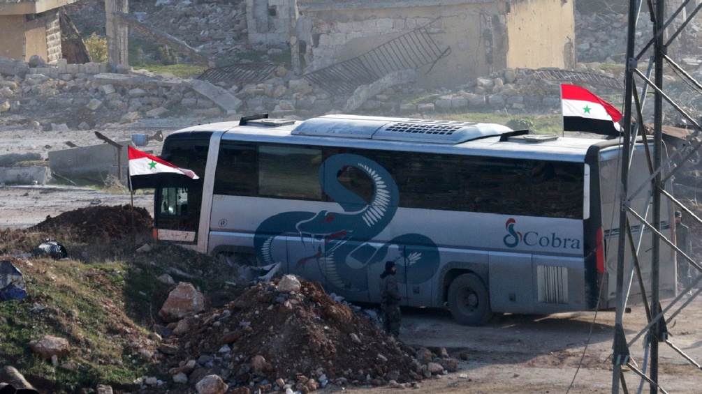 Bus in Aleppo