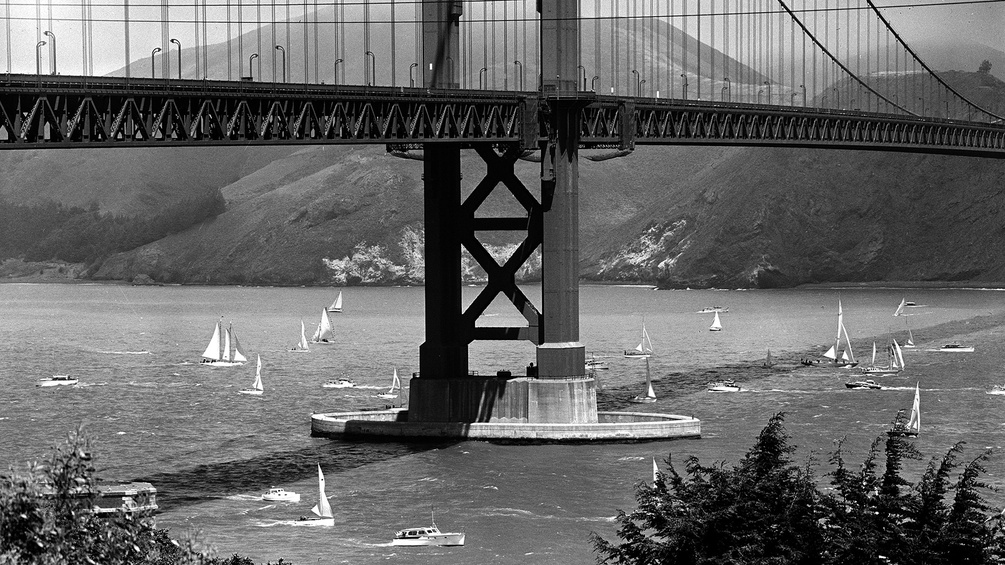 Golden Gate Bridge, 1957