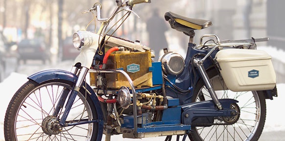 Brennstoffzelle Moped
