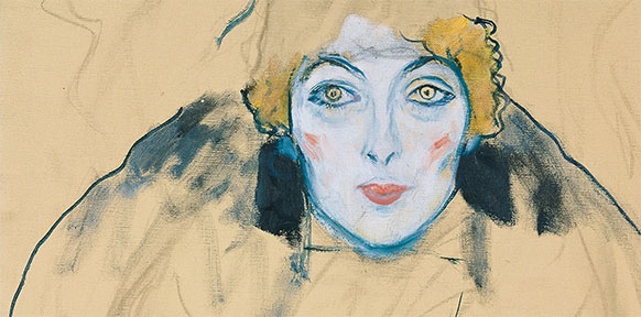 Frauenkopf von Gustav Klimt