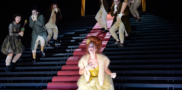 Szenenfoto "Der Revisor", Treppe