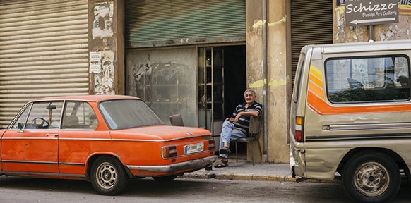 Im Beiruter Stadtteil Mar Mikhael erinnert nur noch wenig an vergangene Tage.