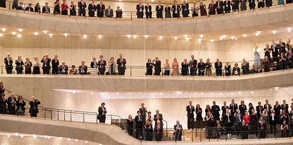 Publikum in der Elbphilharmonie