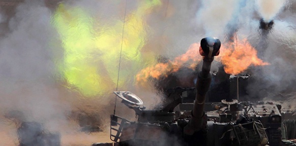 Feuergefecht im Gaza-Streifen