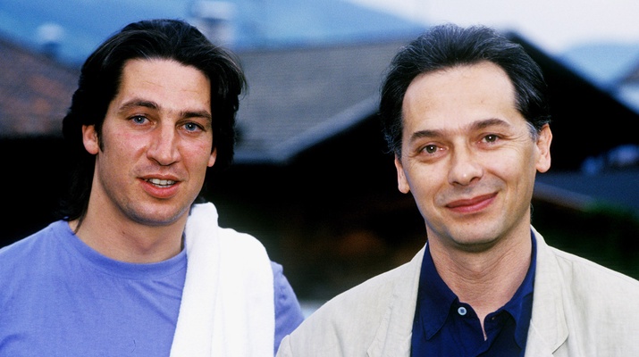 Tobias Moretti und Felix Mitterer, "Die Piefke-Saga", 1992