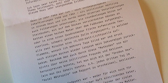 Brief an die Wiener Festwochen
