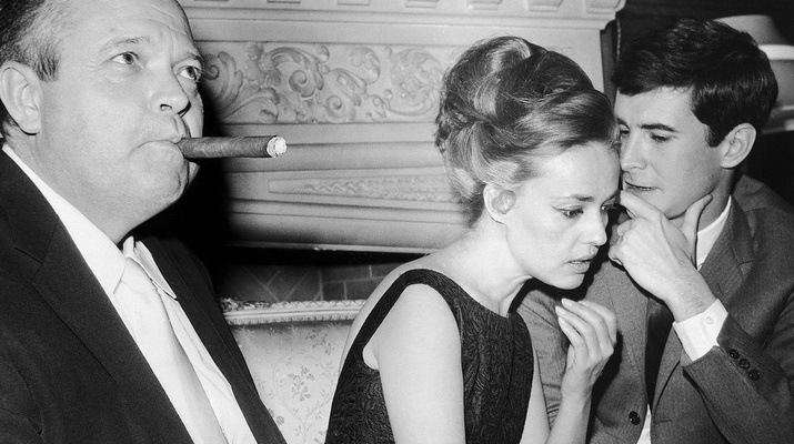 Orson Welles, Jeanne Moreau und Anthony Perkins