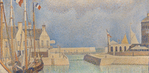 Georges Seurat, "Sonntag in Port-en-Bessin"