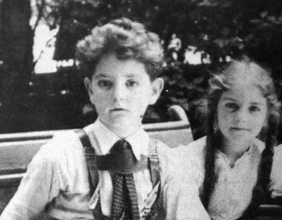 Francis Wahle und seine Schwester Anna. Beide wurden nach England via Kindertransport verschifft.