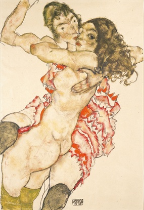 ALBERTINA, WIEN Zwei Freundinnen, 1915