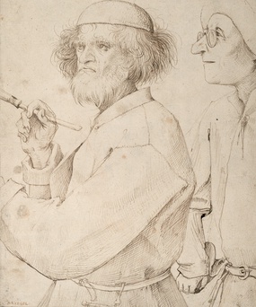 Maler und Käufer, um 1565