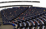 Plenarsaal des EU-Parlaments in Strassburg