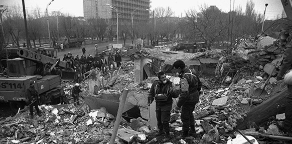Armenien nach dem Erdbeben, Archivaufnahme
