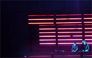 DJs in Dämmerlicht