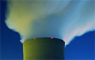 Kühlturm eines Atomkraftwerks