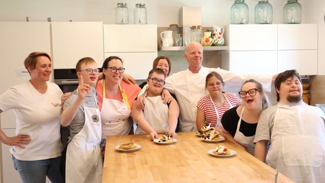 Menschen in einer Küche