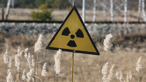 Warnschild in Pripyat