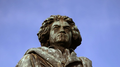 Eine Beethoven-Statue
