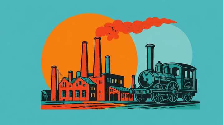 Industrielle Revolution, Illustration