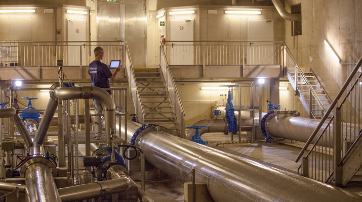 Mitarbeiter von Wiener Wasser, Steuerzentrale Wiener Wasser