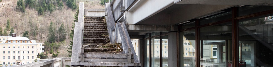 Das verfallene Kongresszentrum Thermenkongress in Bad Gastein