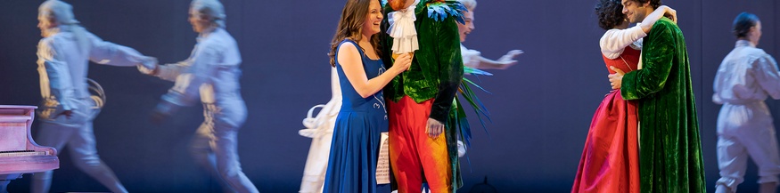 Wolfgang Amadeus Mozart: "Die Zauberflöte", Szenenausschnitt