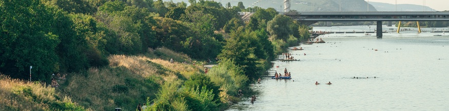 Donauinselansicht