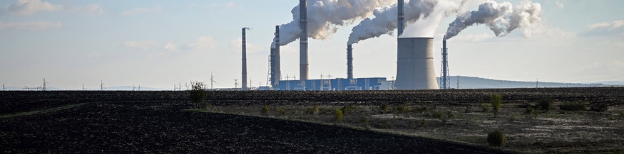 Bulgarisches Kohlekraftwerk bei Maritsa 