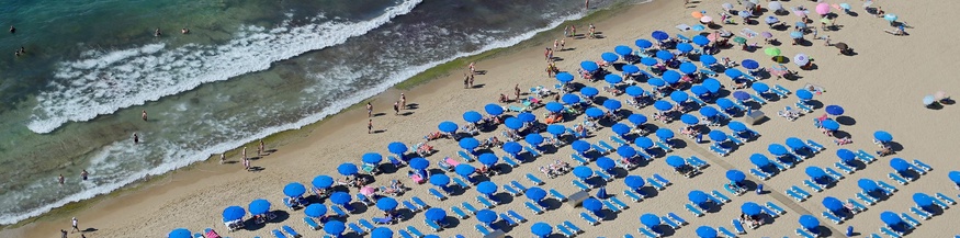 Strand in Benidorm