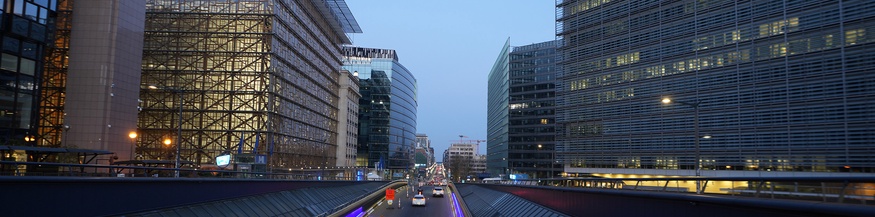 EU-Hauptquartierviertel in Brüssel