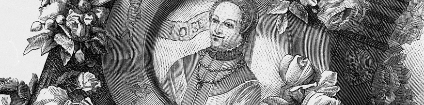 Louise Labé, Ausschnitt einer Zeichnung