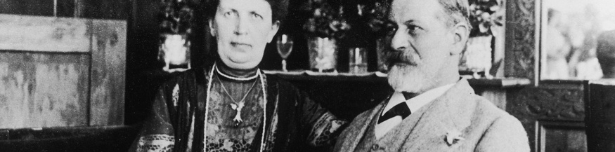 Sigmund Freud und Ehefrau Martha, 1911