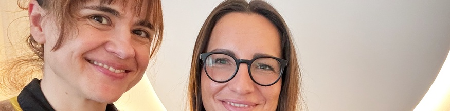 Mari Lang und Sabrina Praszkowski