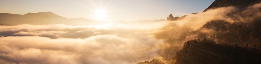 Die Barmsteine bei Hallein - Sonnenaufgang