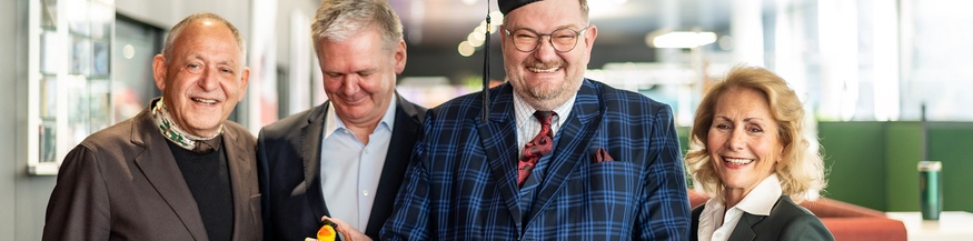 Christoph Zielinski, Günther Mayr, Martin Haidinger und Martina Leibovici-Mühlberger