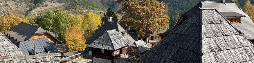 Altes Dorf in Serbien