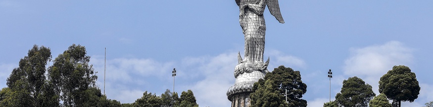 Die Jungfrau von El Panecillo, auch bekannt als die Jungfrau von Quito