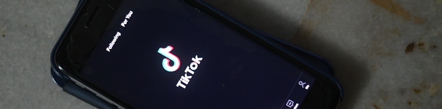 TikTok auf einem Handy