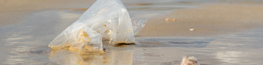 Plastikmüll am Strand