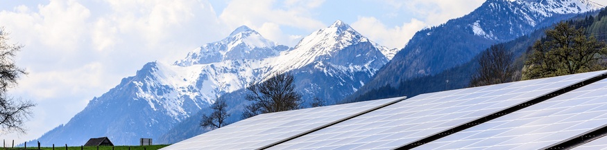 Nutzung der Sonnenenergie durch Photovoltaik